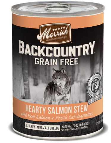 Merrick Backcountry Hearty Salmon Stew - 360g | Perromart Online Pet Store Singapore