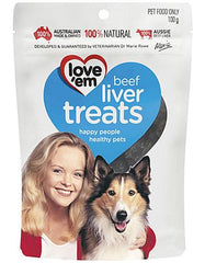 love 'em Beef Liver Treats for Dogs | Perromart Online Pet Store Singapore
