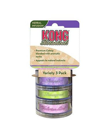 Kong Catnip Botanicals - 3 Pack Variety Cat Toy | Perromart Online Pet Store Singapore
