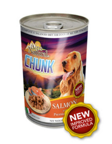 Alps Natural Dog Chunk Salmon with Premium Meat 1230g | Perromart Online Pet Store Singapore