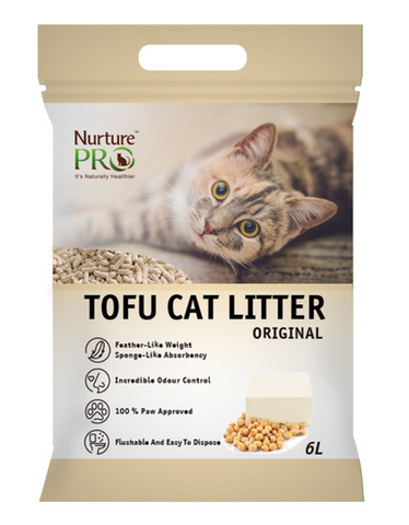 Nurture Pro Tofu Cat Litter - Original | Perromart Online Pet Store Singapore