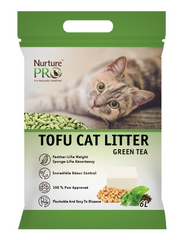 Nurture Pro Tofu Cat Litter - Green Tea (6L) | Perromart Online Pet Store Singapore