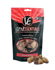 Vital Essentials Freeze Dried Chicken Hearts Dog Treat | Perromart Online Pet Store Singapore