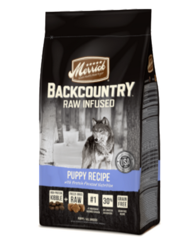 Merrick Backcountry Raw Infused Grain Free Puppy Dry Dog Food | Perromart Online Pet Store Singapore