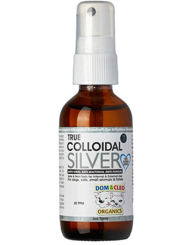 Dom & Cleo Colloidal Silver Spray For Pet 2oz | Perromart Online Pet Store Singapore