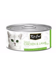 [WET FOOD SALE] Kit Cat Deboned Chicken & Lamb Toppers Canned Cat Food 80g