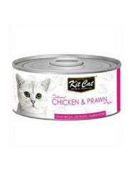 [WET FOOD SALE] Kit Cat Deboned Chicken & Prawn Toppers Canned Cat Food 80g