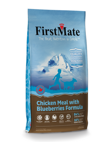 FirstMate Normal Bites Chicken with Blueberries Grain & Gluten Free Dry Dog Food | Perromart Online Pet Store