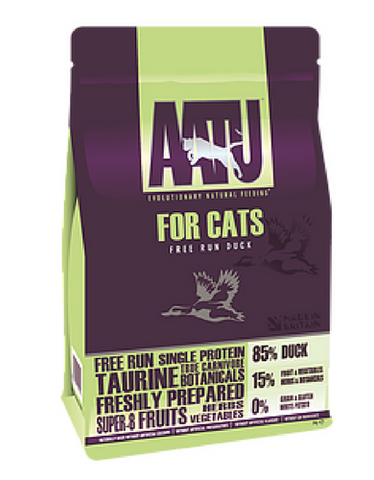 AATU Free Run Duck Grain Free Cat Dry Food (3 Sizes)