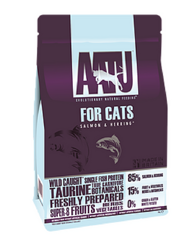 AATU Wild Caught Salmon & Herring Grain Free Cat Dry Food (3 Sizes)