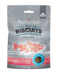 [SALE] [PRICES REDUCED] Nutrience Freeze-Dried Infused Biscuits Succulent Salmon & Sesame Dog Treats 135g