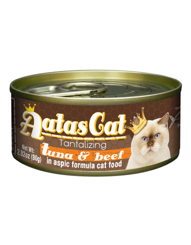 Aatas Cat Tantalizing Tuna & Beef in Aspic Cat Wet Food 80g