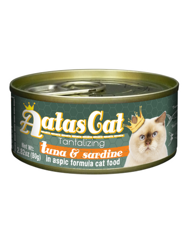 Aatas Cat Tantalizing Tuna & Sardine in Aspic Cat Wet Food 80g