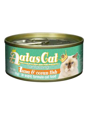 Aatas Cat Tantalizing Tuna & Ocean Fish in Aspic Cat Wet Food 80g