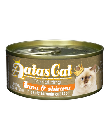 Aatas Cat Tantalizing Tuna & Shirasu in Aspic Cat Wet Food 80g