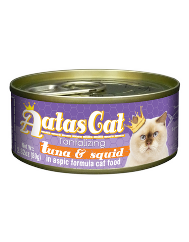 [TRIAL] Aatas Cat Tantalizing Tuna & Squid in Aspic Cat Wet Food 80g