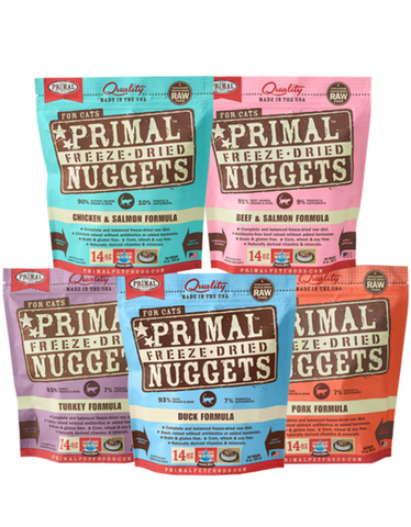 Any 4 Flavours for $159.90 Primal Freeze Dried Feline Dry Food 14oz [FOR CATS]
