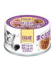 Aixia Miaw Miaw Tuna Dried Skipjack Canned Cat Food 60g