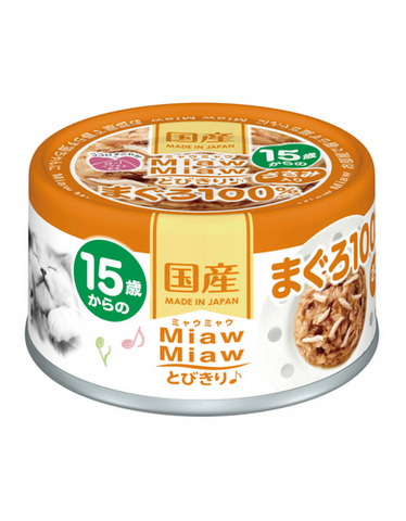 Aixia Miaw Miaw >15 years Tuna With Chicken Senior Canned Cat Food 60g