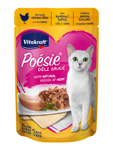 Vitakraft Cat Poesie Deli Sauce Chicken Fillet 85g