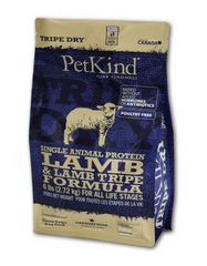 PetKind Single Animal Protein Lamb & Lamb Tripe Grain Free Dry Dog Food (2 Sizes)