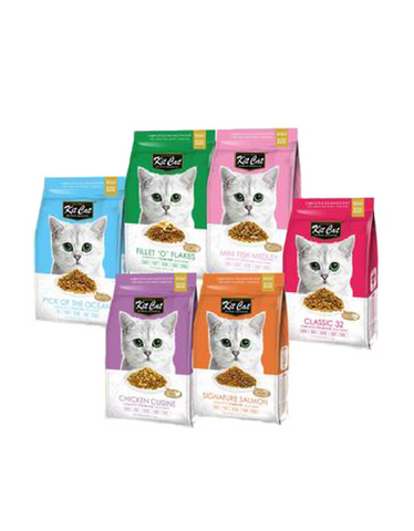 [DRY FOOD SALE] [2 FOR $24.90] Kit Cat Premium Dry Cat Food - MIXABLE FLAVOURS 1.2kg