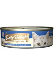 Daily Delight Jelly Skipjack Tuna White with Sardine Canned Cat Food | Perromart Online Pet Store Singapore