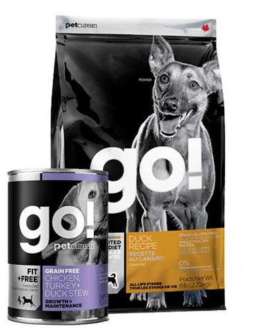 Petcurean Go! Duck Limited Ingredient Dry Dog Food | Perromart Online Pet Store Singapore