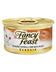 Fancy Feast Classic Tender Liver & Chicken Canned Cat Food 85g | Perromart Online Pet Store Singapore