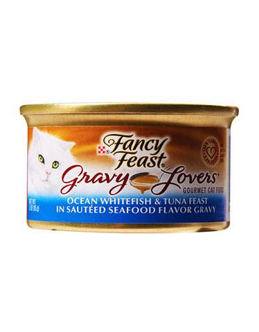 Fancy Feast Gravy Lover O'White Fish Tuna 85g | Perromart Online Pet Store Singapore
