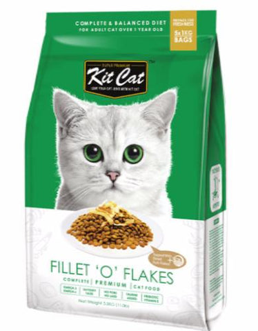 Wellness Kit Cat Fillet 'O' Flakes Premium Dry Cat Food | Perromart Online Pet Store Singapore