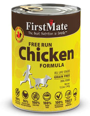 FirstMate Grain & Gluten Free, Free Run Chicken Canned for Dogs | Perromart Online Pet Store Singapore