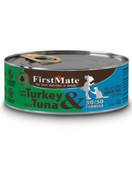 FirstMate Grain & Gluten Free, Free Run Turkey & Wild Tuna (50/50) Canned Cat Wet Food | Perromart Online Pet Store Singapore