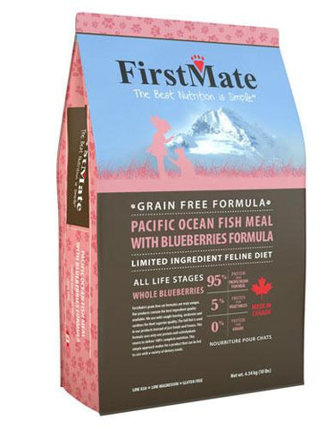 FirstMate Grain & Gluten Free, Pacific Ocean Fish with Blueberries Cat Food | Perromart Online Pet Store Singapore