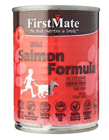 FirstMate Grain & Gluten Free, Wild Salmon Canned Food For Dogs | Perromart Online Pet Store Singapore