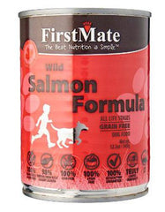 FirstMate Grain & Gluten Free, Wild Salmon Canned Food For Dogs | Perromart Online Pet Store Singapore