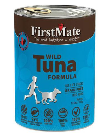 FirstMate Grain & Gluten Free, Wild Tuna Canned Food For Dogs | Perromart Online Pet Store Singapore