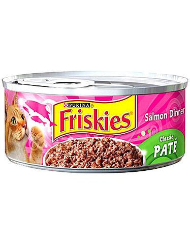 Friskies Salmon Dinner Cat Canned Food 156g | Perromart Online Pet Store Singapore