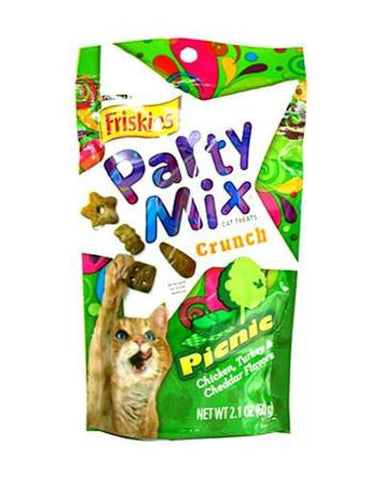 Friskies Party Mix Picnic Crunch Cat Treat 60g | Perromart Online Pet Store Singapore