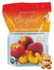 Grandma Lucy’s Organic Oven Baked Peach Treats 14oz | Perromart Online Pet Store Singapore