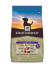 Hill's Ideal Balance Natural Chicken & Brown Rice Recipe Mature Adult Dry Dog Food | Perromart Online Pet Store Singapore