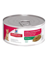 Hill's Science Diet Kitten Liver & Chicken Entree Canned Cat Food | Perromart Online Pet Store Singapore