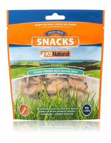 K9 Natural Freeze Dried Blue Lipped Mussel Snacks 1.76oz