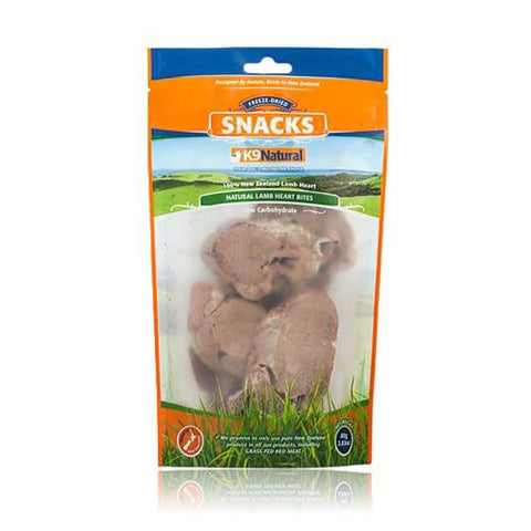K9 Natural Freeze Dried Lamb Heart Snacks