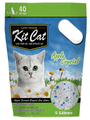 Kitcat Crystal Cat Litter 5L (Apple)