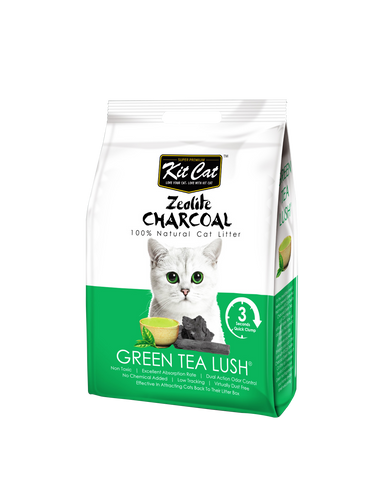 Kit Cat Zeolite Charcoal Green Tea Lush 4kg