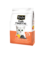 Kit Cat Zeolite Charcoal Citrus Blast 4kg