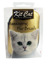 Kit Cat Massaging Fur Brush | Perromart Singapore