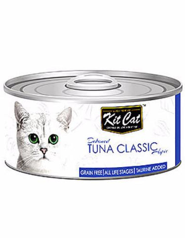 Kit Cat Deboned Tuna Classic Canned Cat Food 80g | Perromart Online Pet Store Singapore