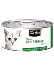 Kit Cat Deboned Tuna & Shrimp Toppers Canned Cat Food 80g | Perromart Online Pet Store Singapore